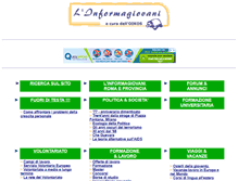 Tablet Screenshot of informagiovani.it