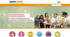 Desktop Screenshot of informagiovani.mn.it